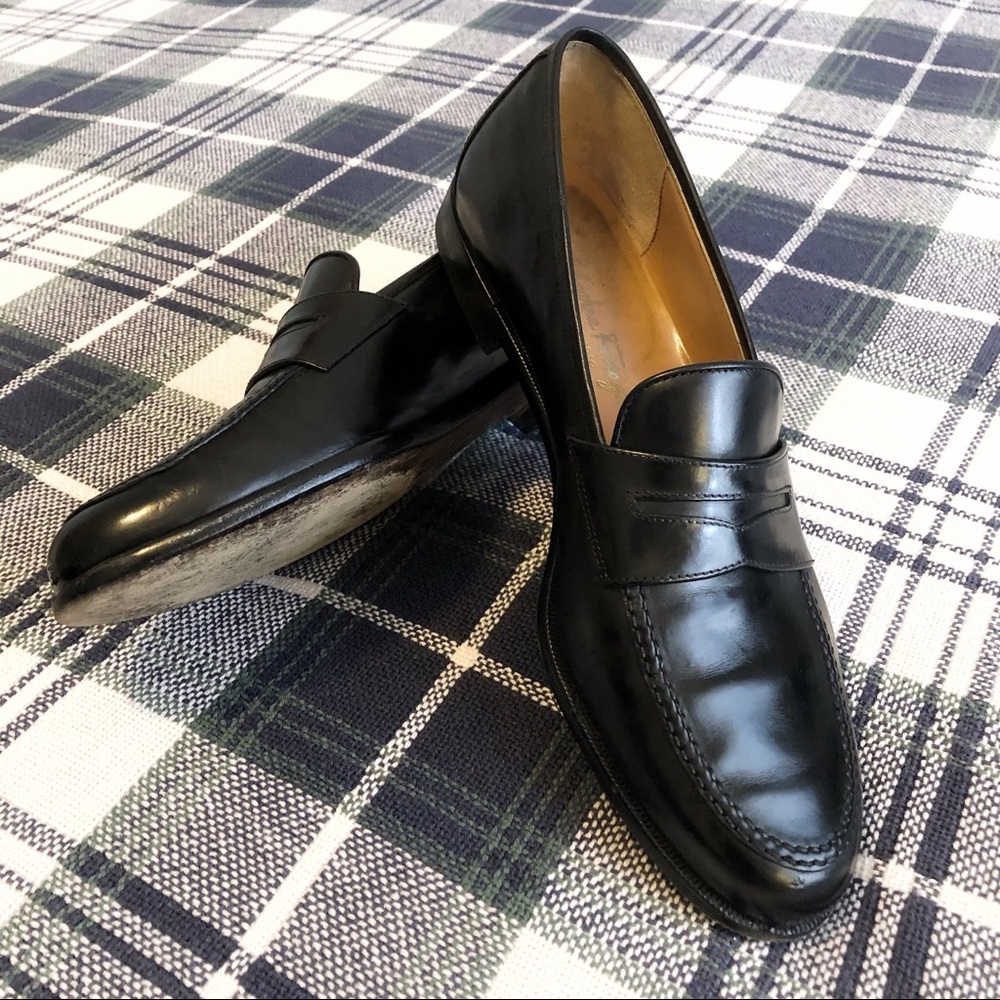 Classic Black Salvatore Ferragamo Loafers Sz. 10 D